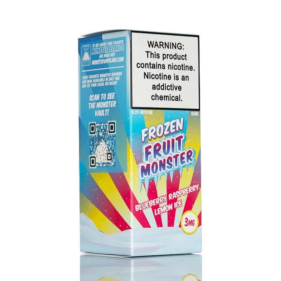 Fruit Monster 100ml Blueberry Raspberry Lemon ICE 3mg 5676