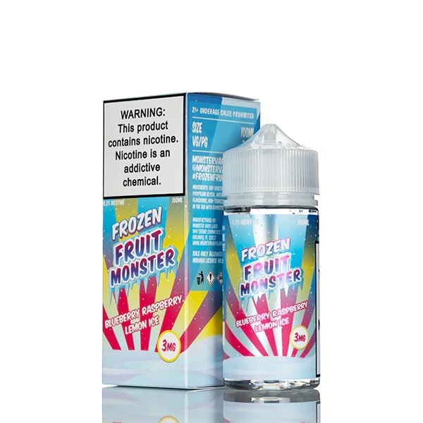 Fruit Monster 100ml Blueberry Raspberry Lemon ICE 3mg 5678